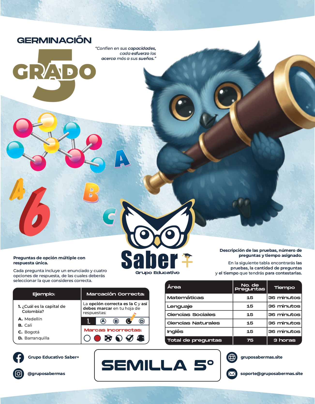 Prueba periódica Grado 5